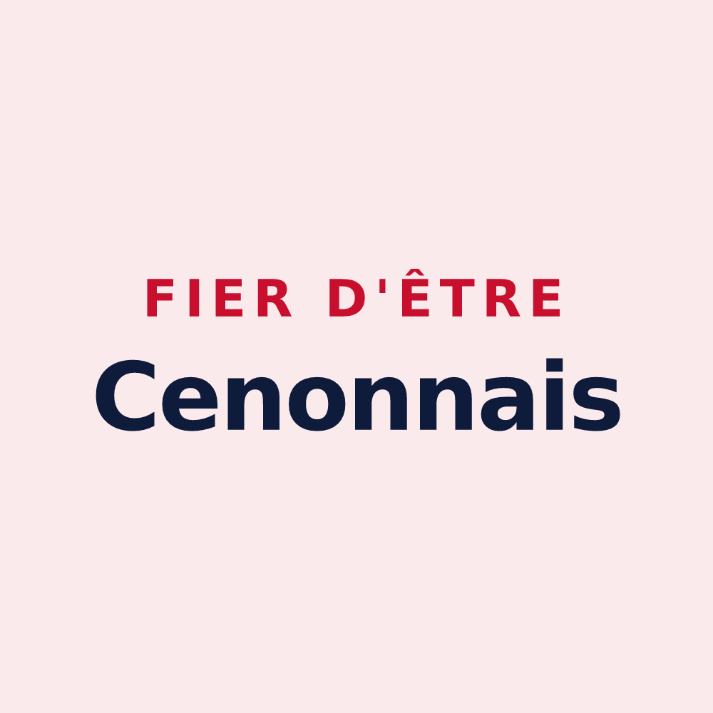 Magnet « Fier d'être Cenonnais » — design pour Cenon