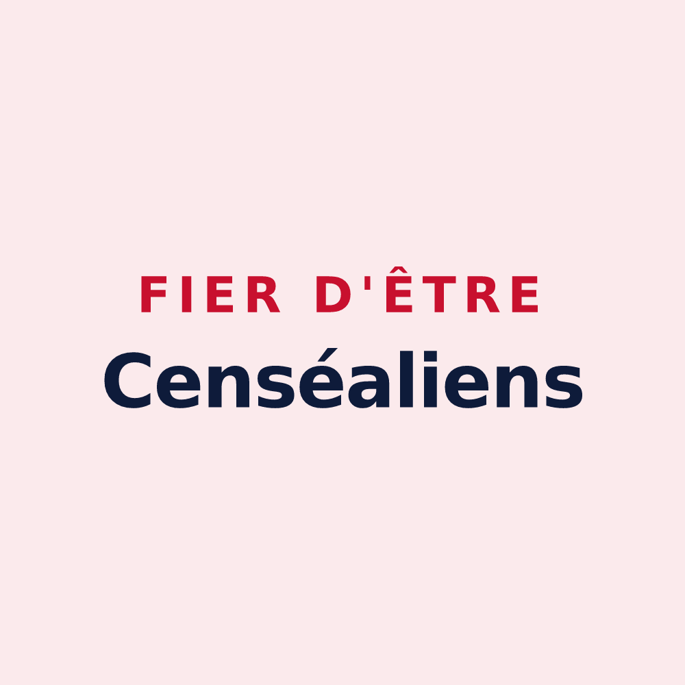 Magnet « Fier d'être Censéaliens » — design pour Censeau