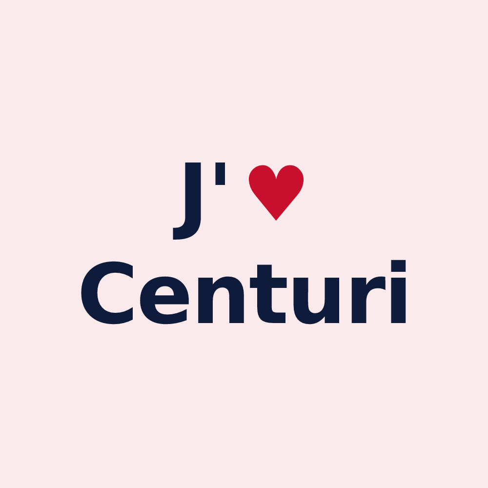 Magnet personnalisé Centuri — design J'aime Centuri