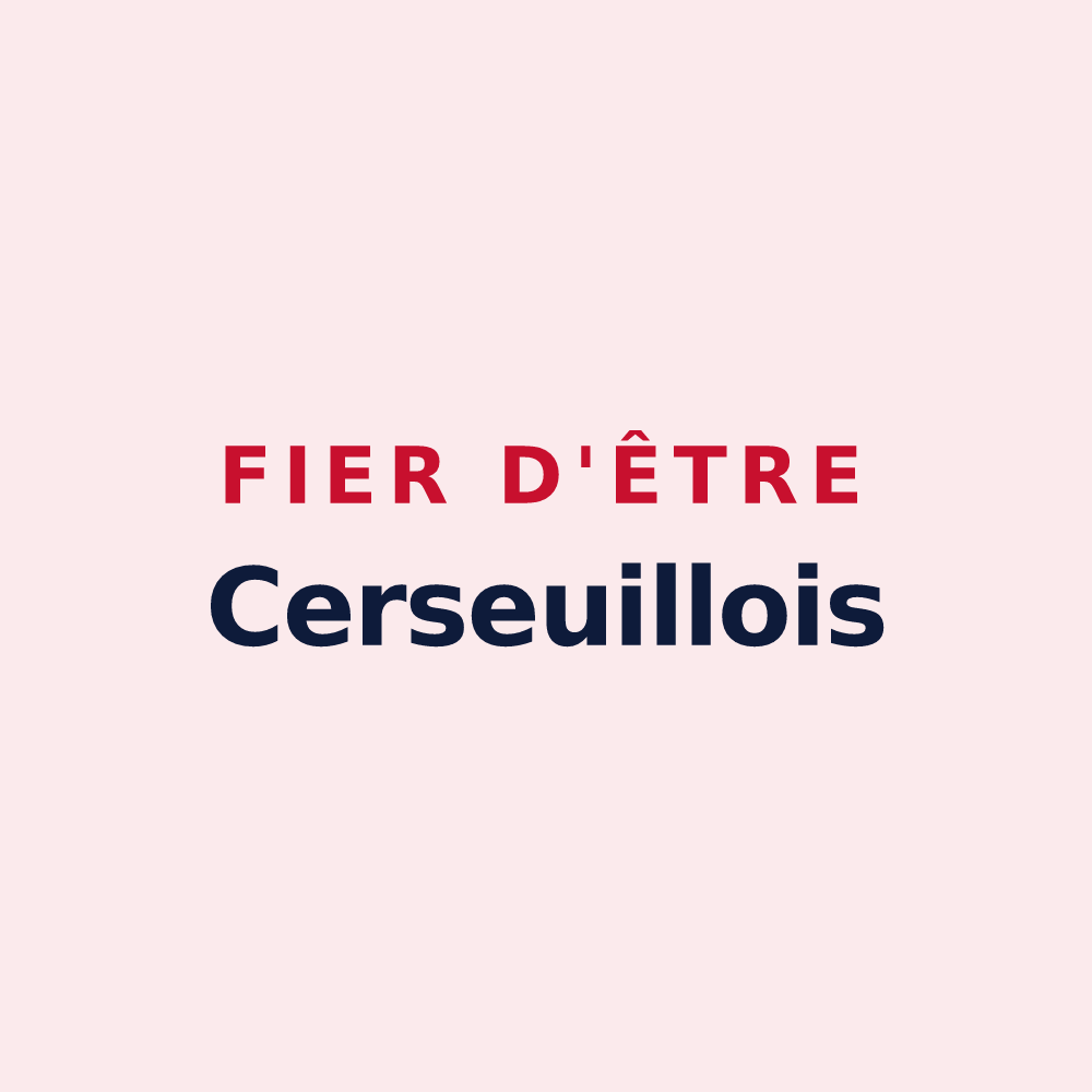 Magnet « Fier d'être Cerseuillois » — design pour Cerseuil