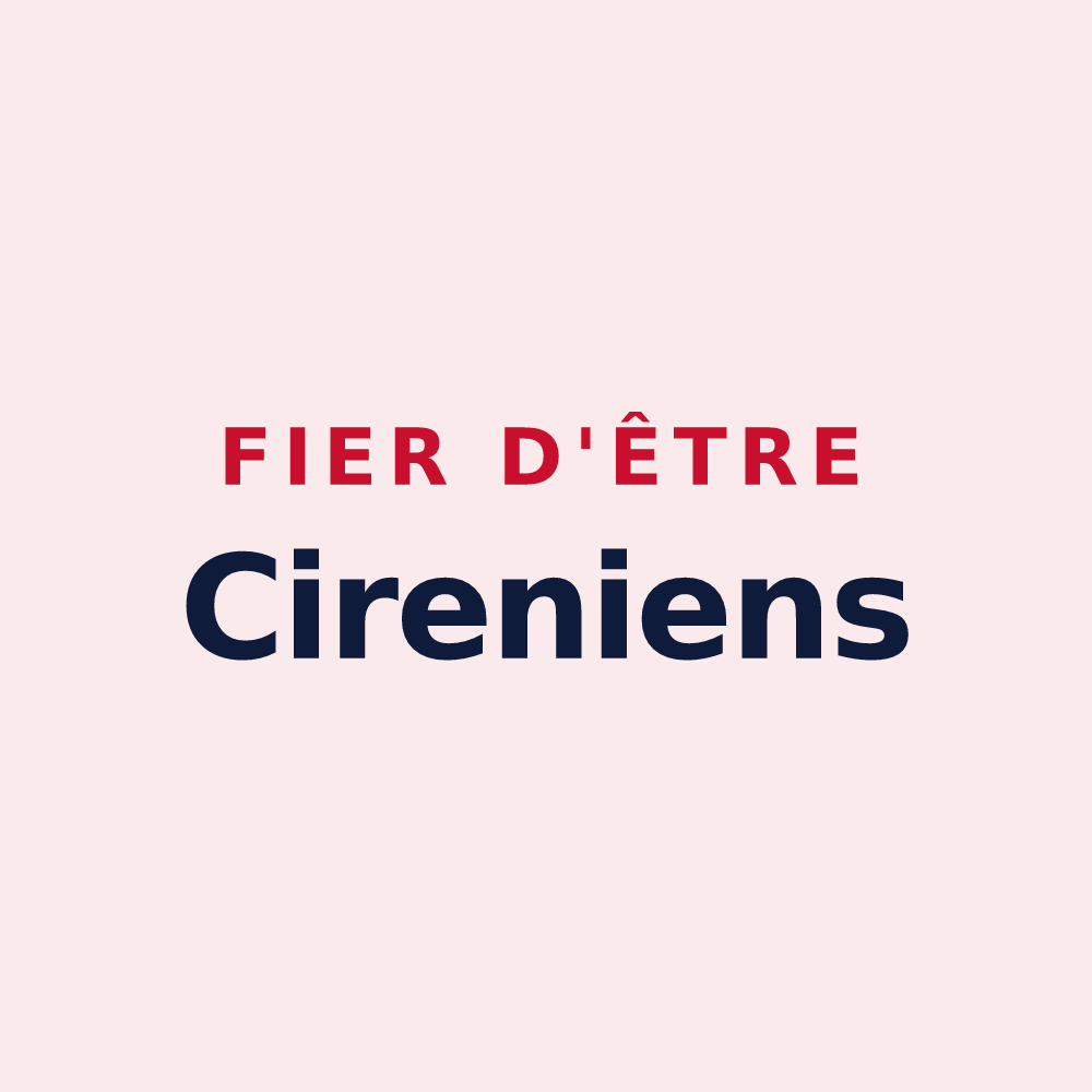 Magnet « Fier d'être Cireniens » — design pour Cesny-aux-Vignes