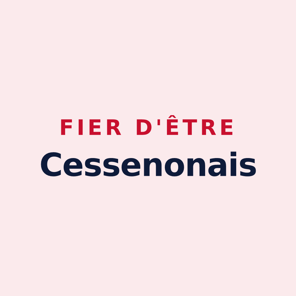 Magnet « Fier d'être Cessenonais » — design pour Cessenon-sur-Orb