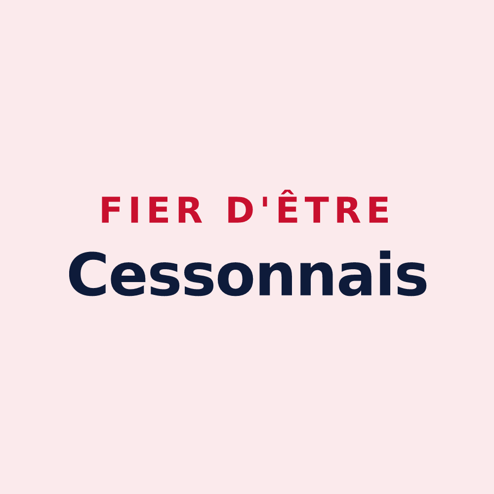 Magnet « Fier d'être Cessonnais » — design pour Cesson-Sévigné