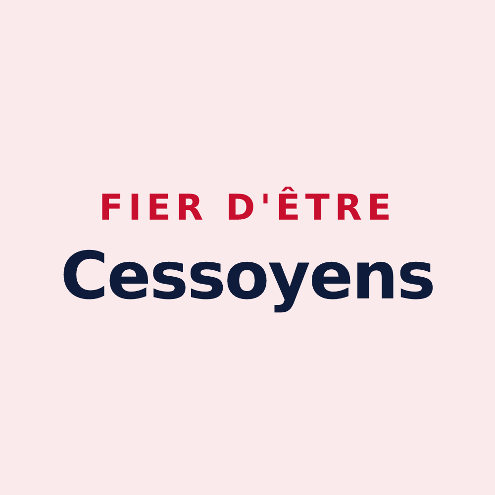 Magnet « Fier d'être Cessoyens » — design pour Cessoy-en-Montois