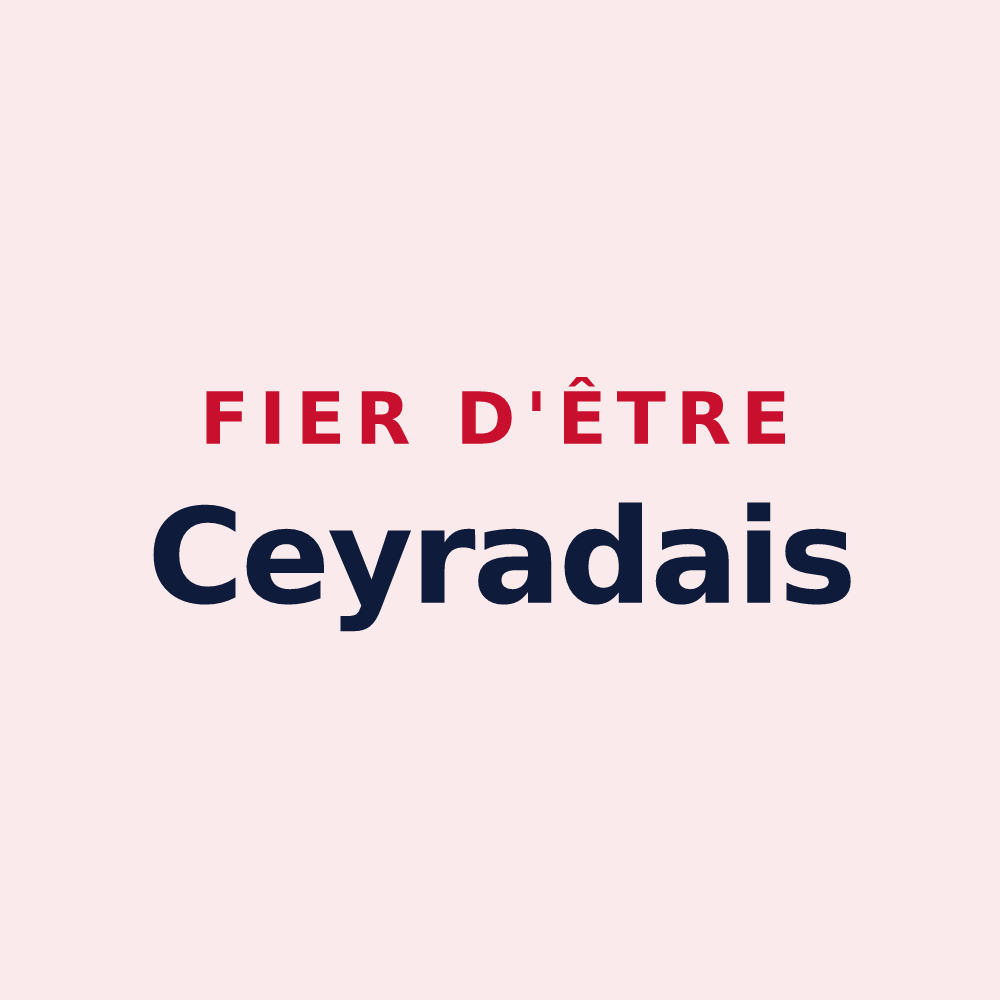 Magnet « Fier d'être Ceyradais » — design pour Ceyras