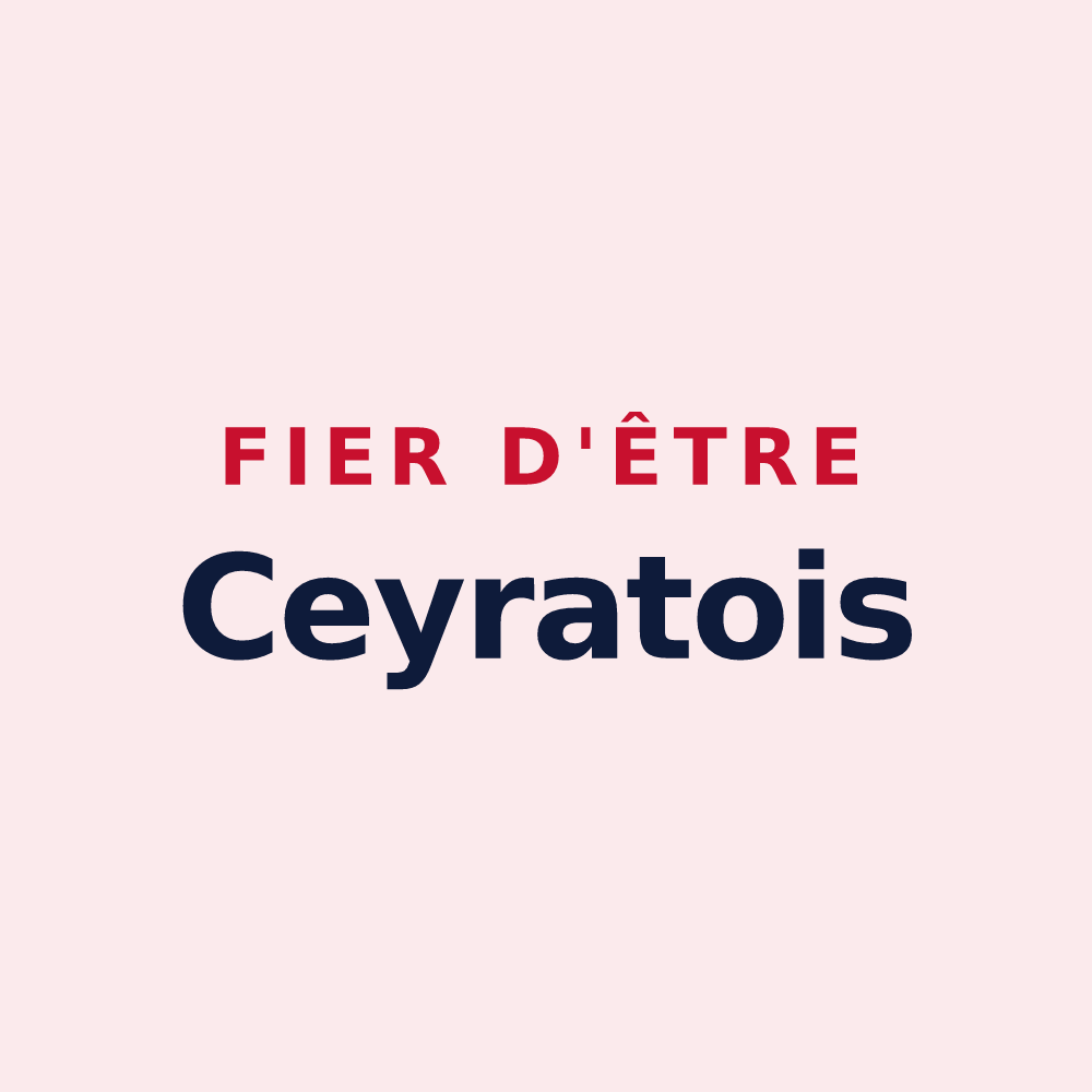 Magnet « Fier d'être Ceyratois » — design pour Ceyrat
