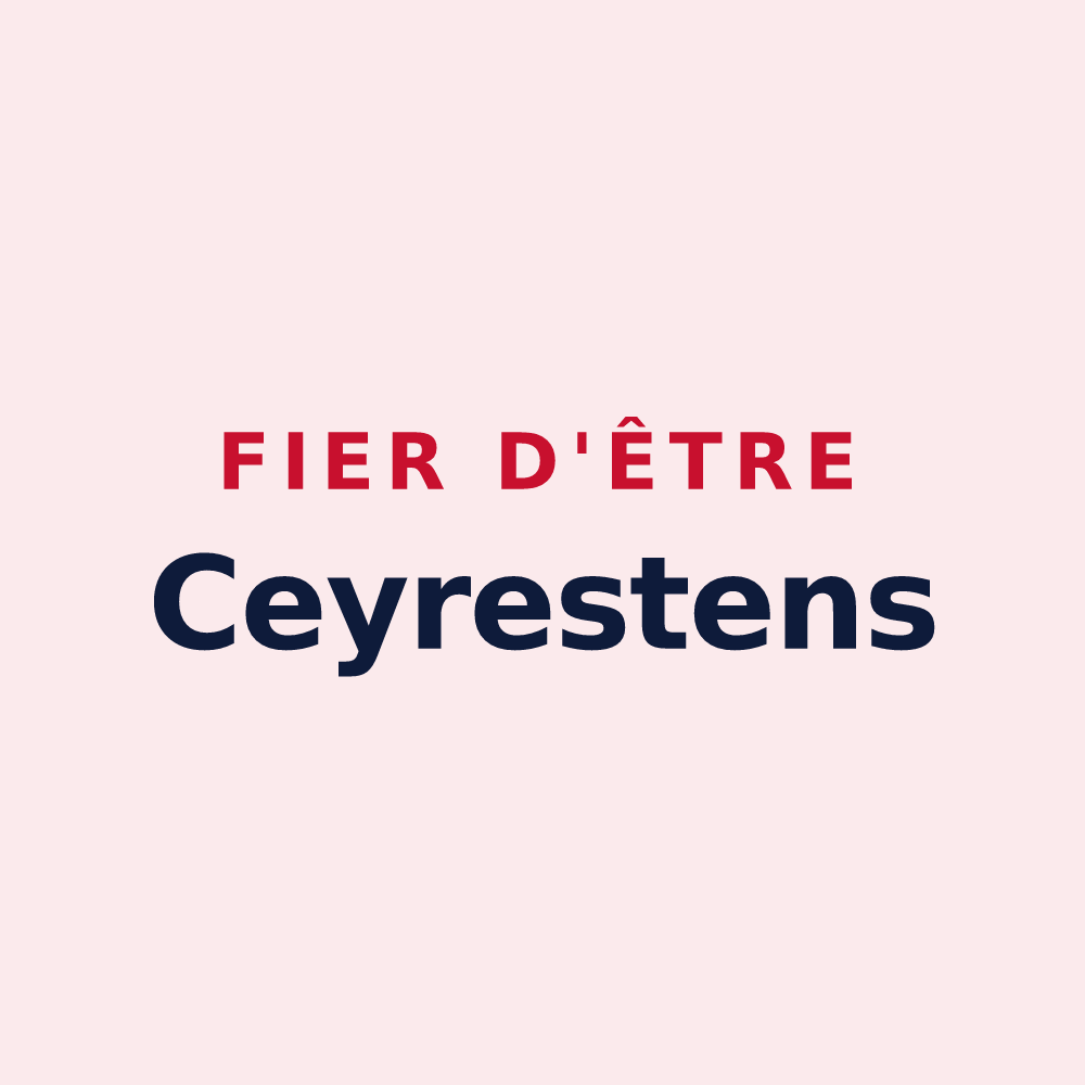 Magnet « Fier d'être Ceyrestens » — design pour Ceyreste