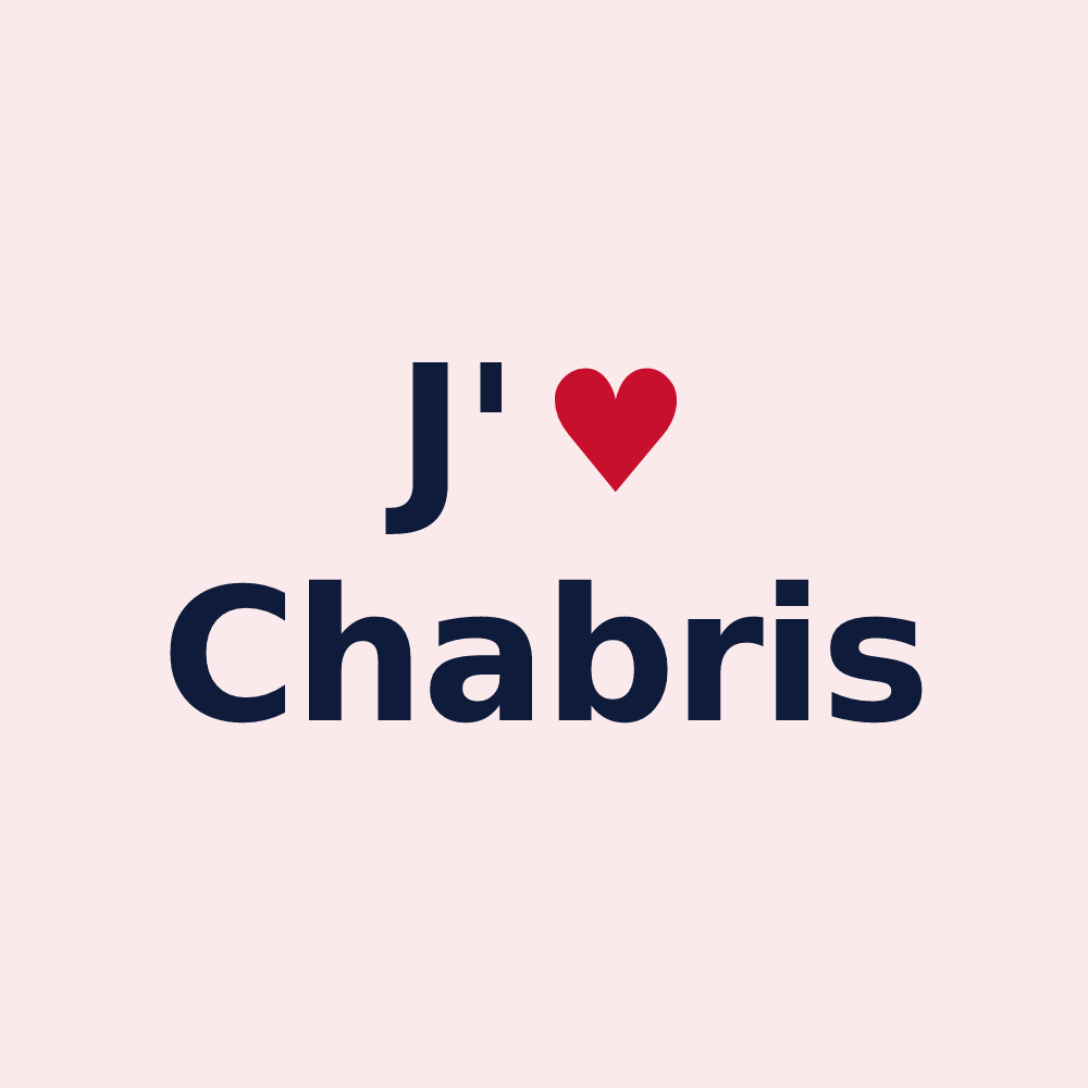 Magnet personnalisé Chabris — design J'aime Chabris