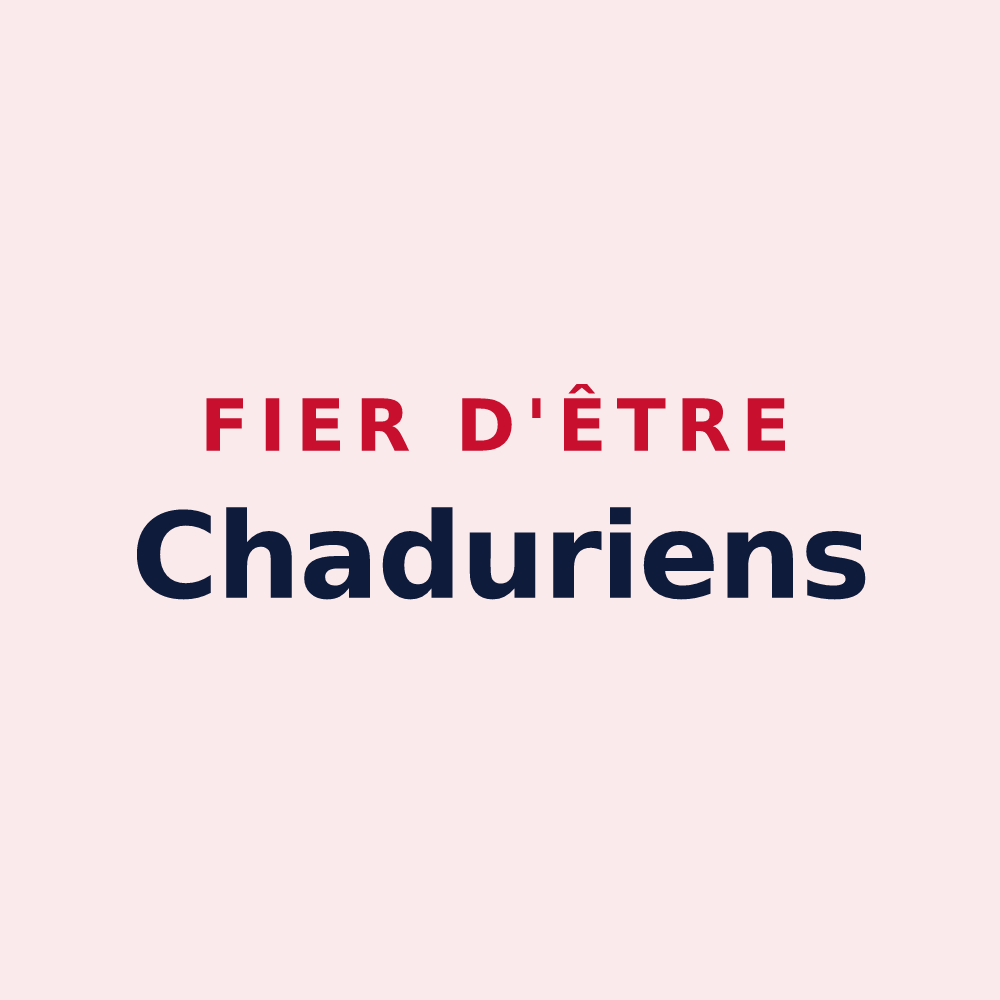 Magnet « Fier d'être Chaduriens » — design pour Chadurie