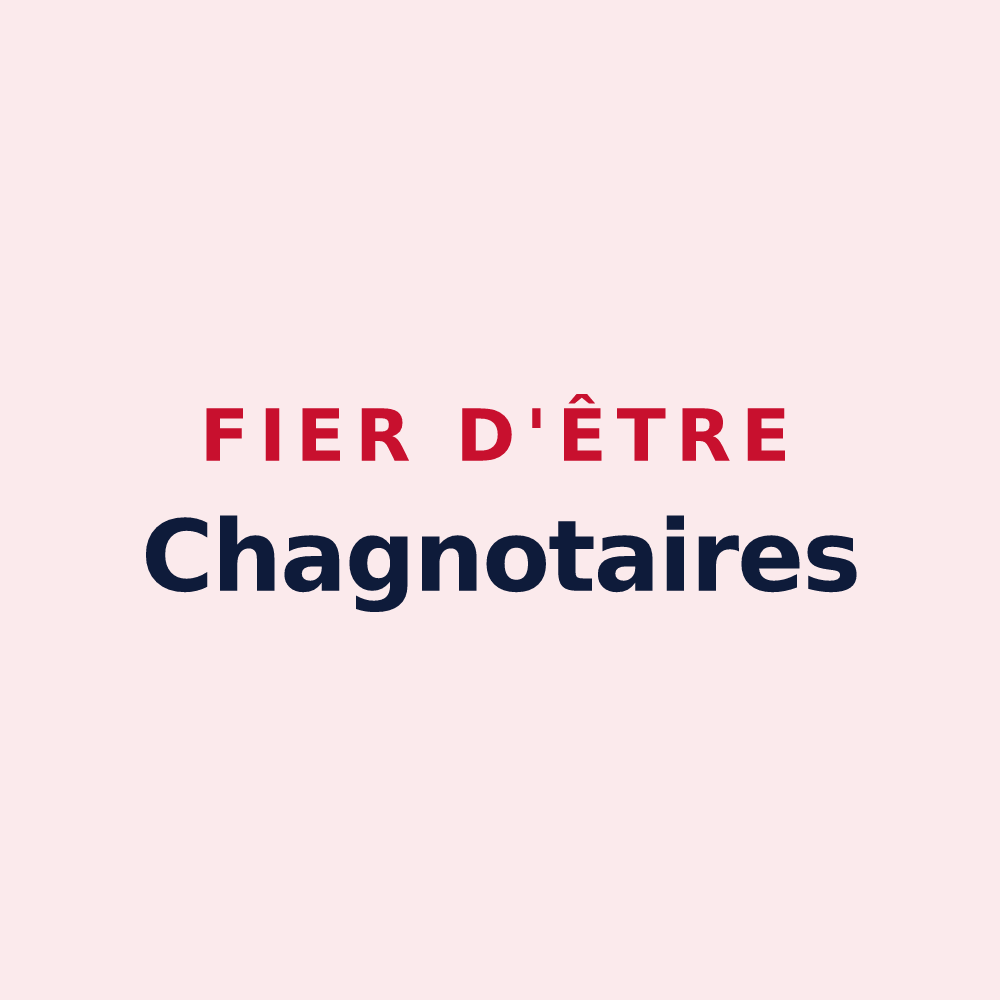 Magnet « Fier d'être Chagnotaires » — design pour Chagnon