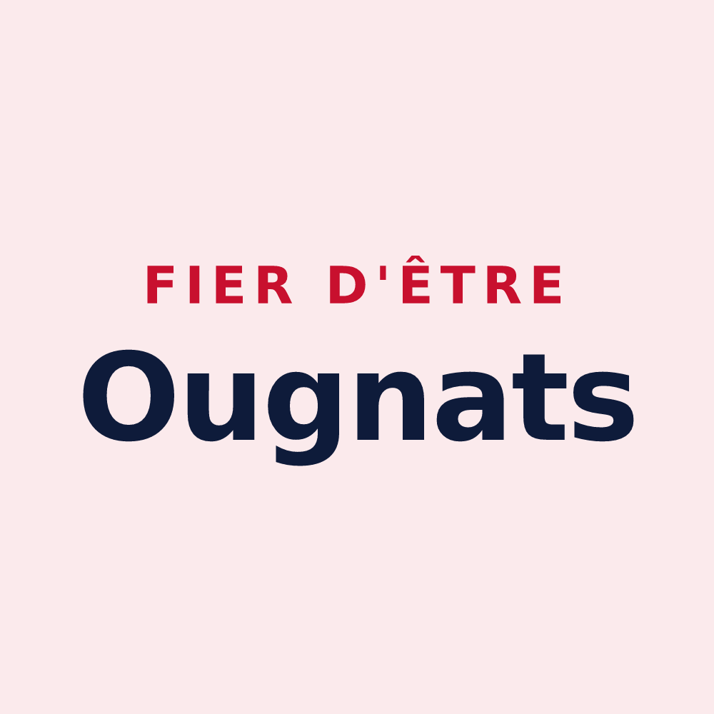 Magnet « Fier d'être Ougnats » — design pour Chagny