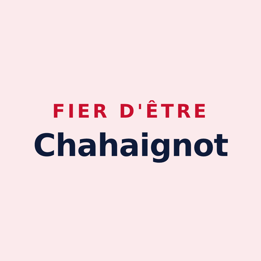 Magnet « Fier d'être Chahaignot » — design pour Chahaignes