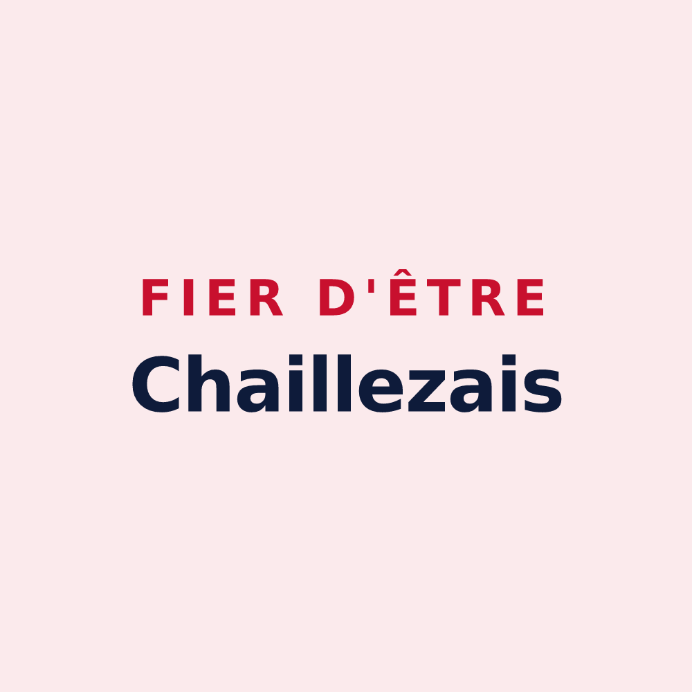 Magnet « Fier d'être Chaillezais » — design pour Chaillé-les-Marais