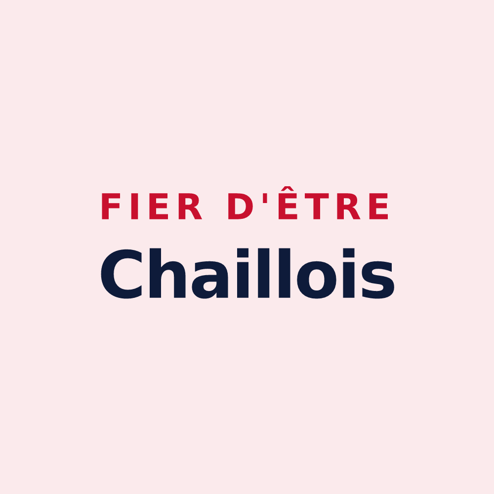 Magnet « Fier d'être Chaillois » — design pour Chailles