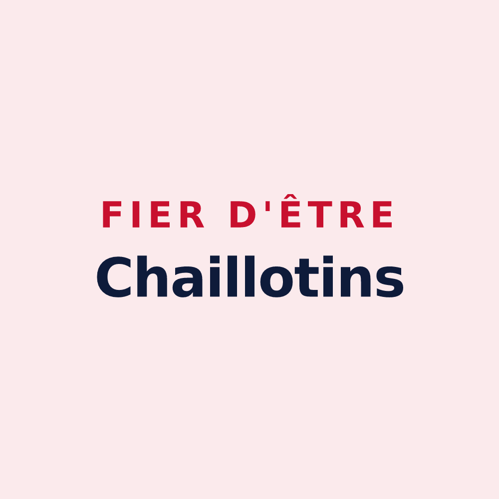 Magnet « Fier d'être Chaillotins » — design pour Chailly-en-Bière