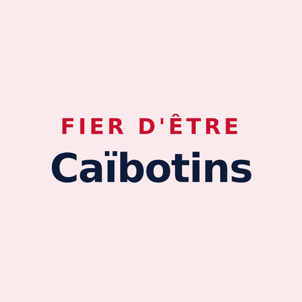 Magnet « Fier d'être Caïbotins » — design pour Chailly-en-Brie