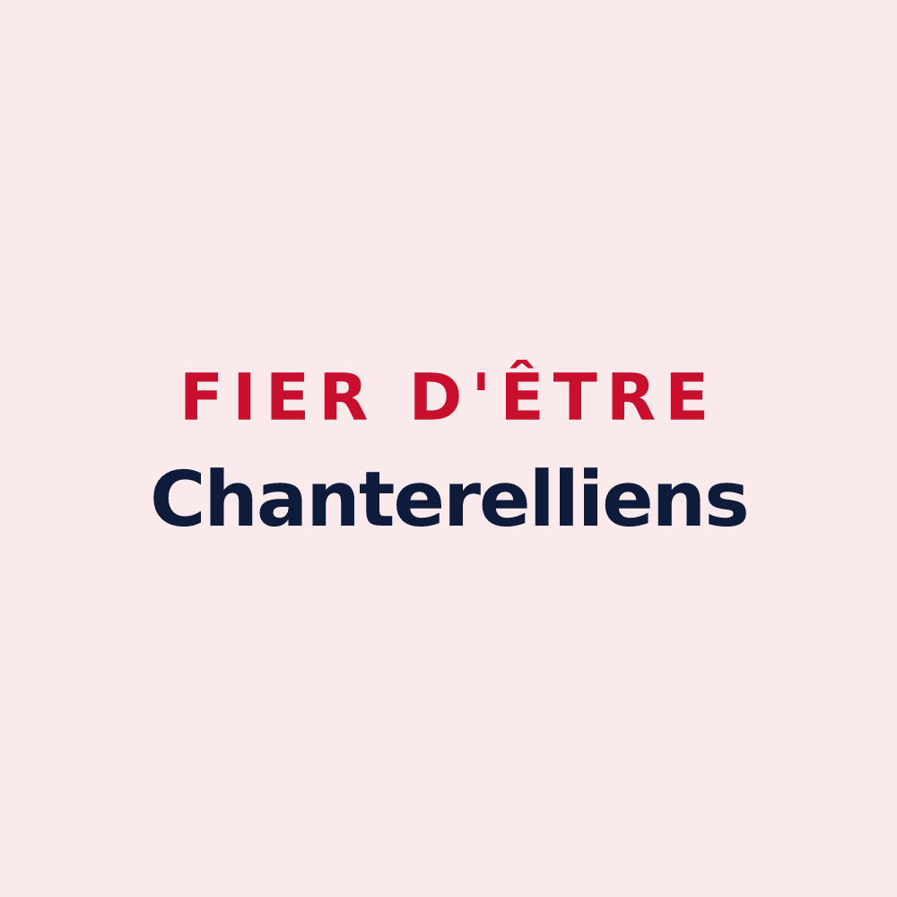 Magnet « Fier d'être Chanterelliens » — design pour Chaintreaux