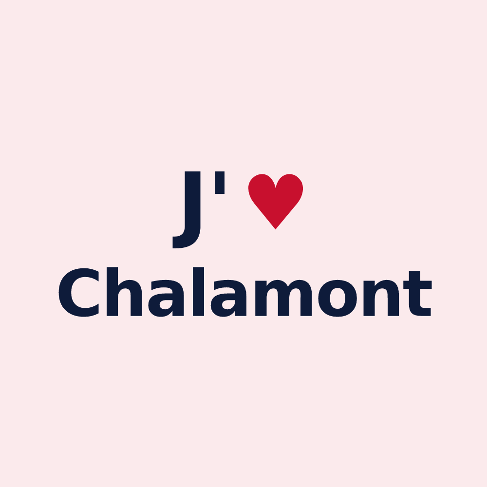 Magnet personnalisé Chalamont — design J'aime Chalamont