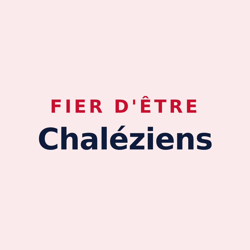 Magnet « Fier d'être Chaléziens » — design pour Chalèze
