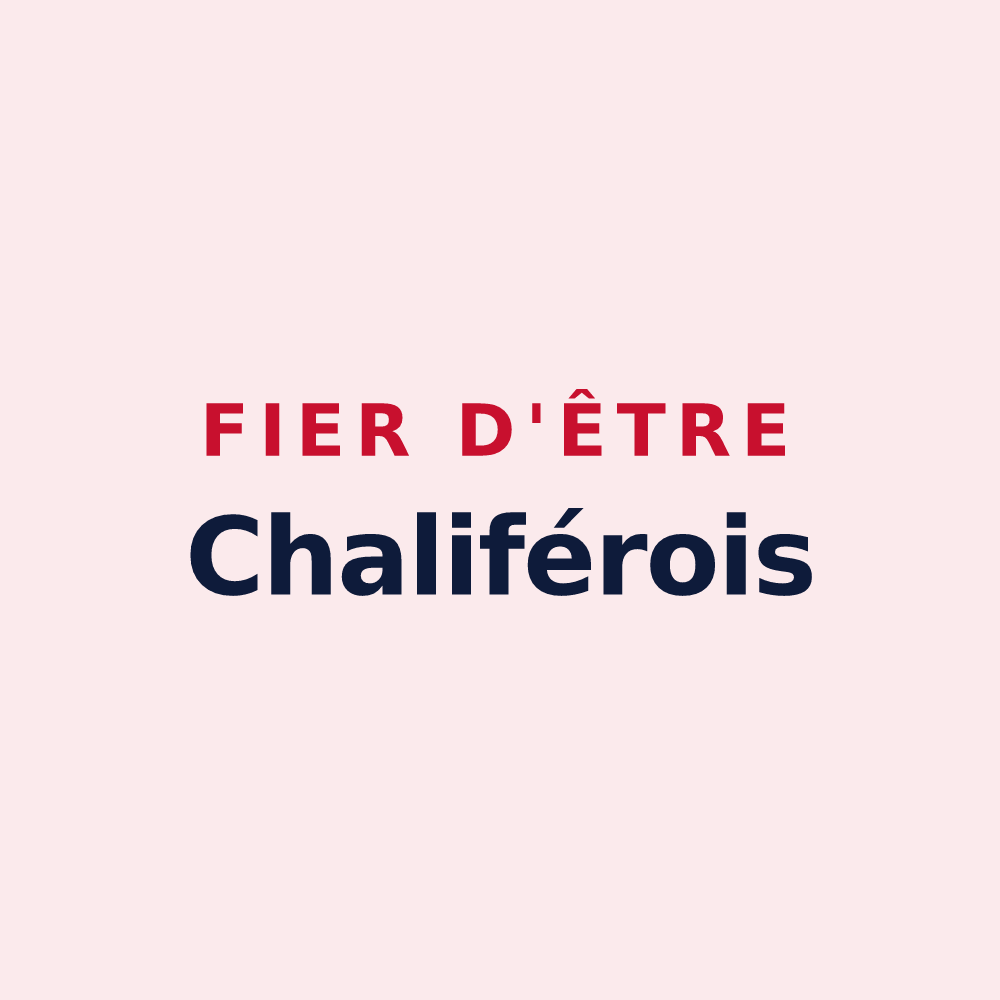 Magnet « Fier d'être Chaliférois » — design pour Chalifert