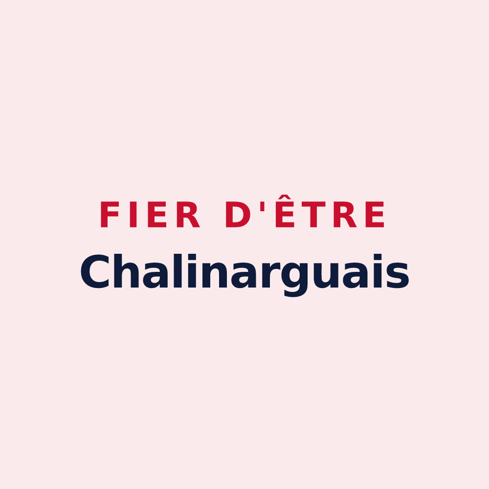 Magnet « Fier d'être Chalinarguais » — design pour Chalinargues