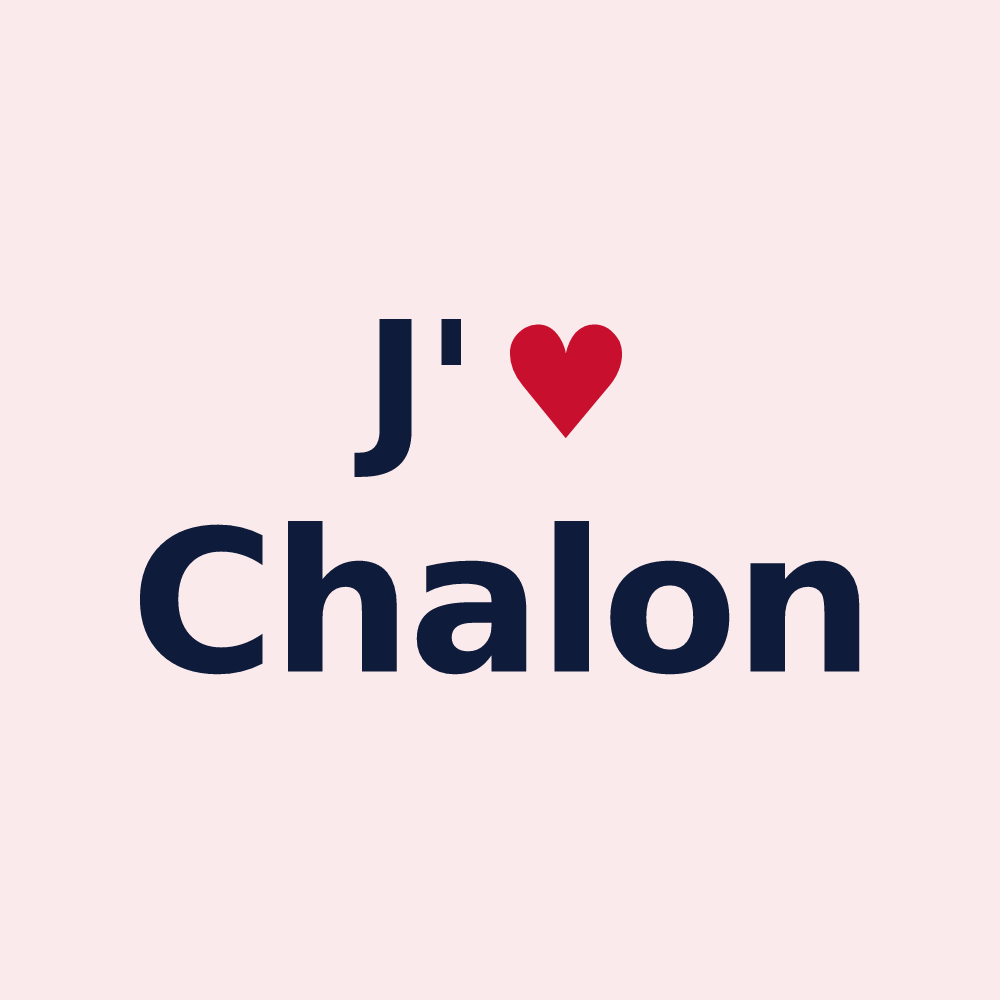 Magnet personnalisé Chalon — design J'aime Chalon