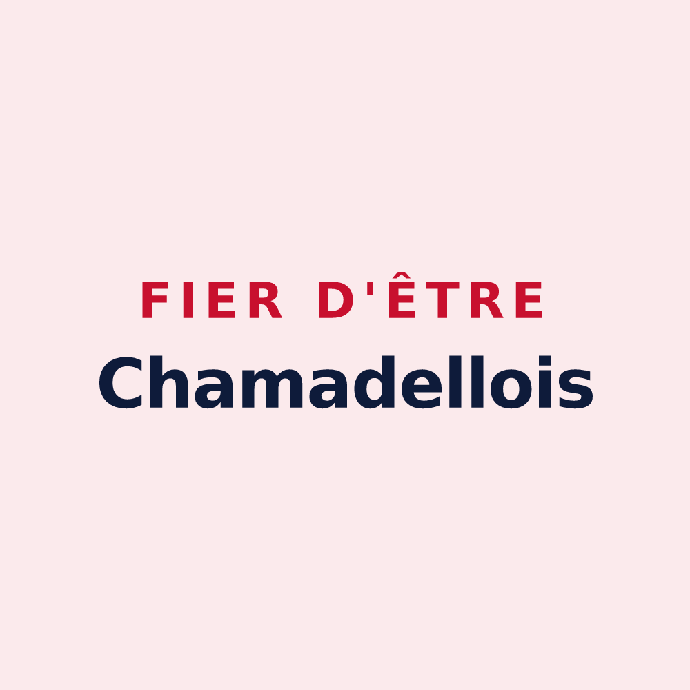 Magnet « Fier d'être Chamadellois » — design pour Chamadelle