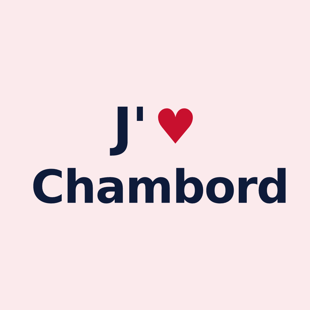 Magnet personnalisé Chambord — design J'aime Chambord