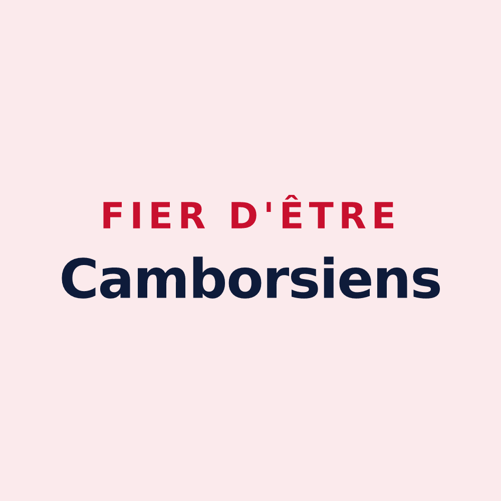 Magnet « Fier d'être Camborsiens » — design pour Chambors