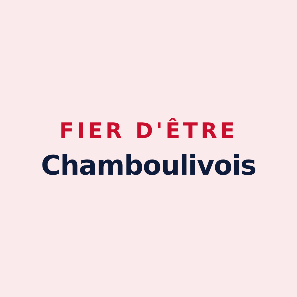 Magnet « Fier d'être Chamboulivois » — design pour Chamboulive