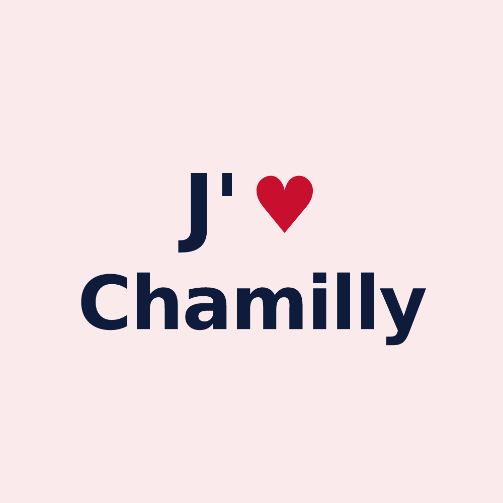 Magnet personnalisé Chamilly — design J'aime Chamilly