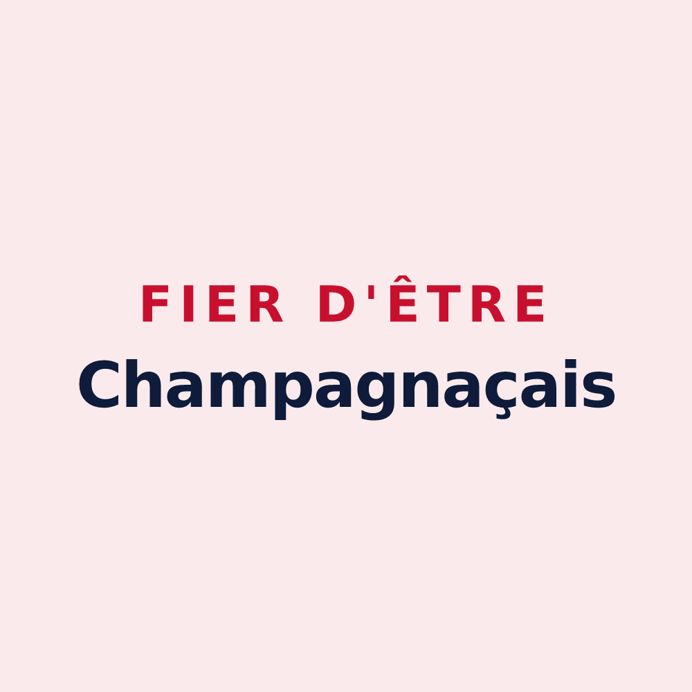 Magnet « Fier d'être Champagnaçais » — design pour Champagnac