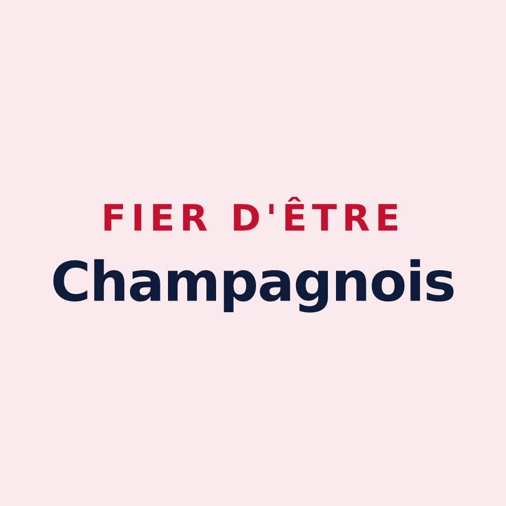 Magnet « Fier d'être Champagnois » — design pour Champagné-Saint-Hilaire
