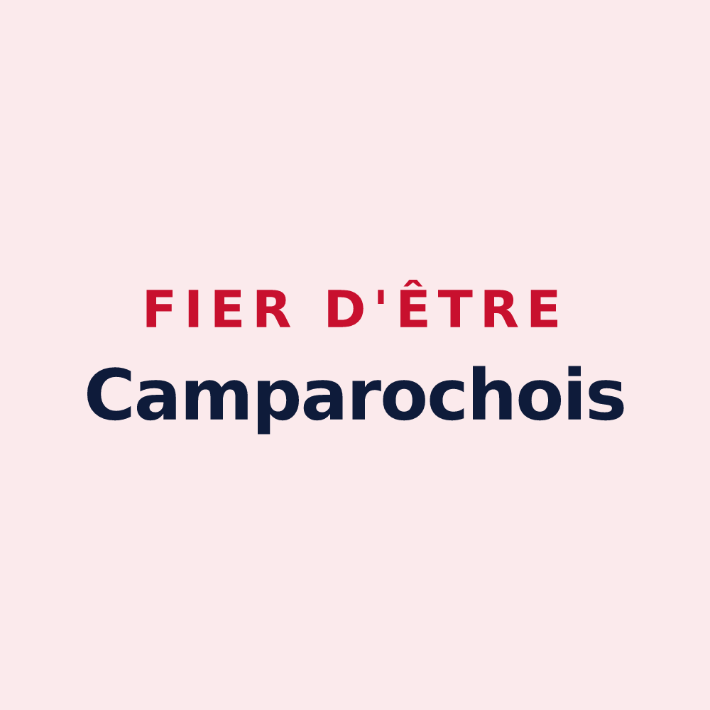 Magnet « Fier d'être Camparochois » — design pour Champigny en Rochereau