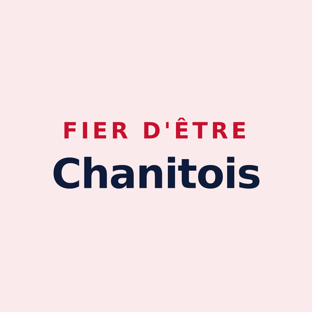 Magnet « Fier d'être Chanitois » — design pour Champlitte