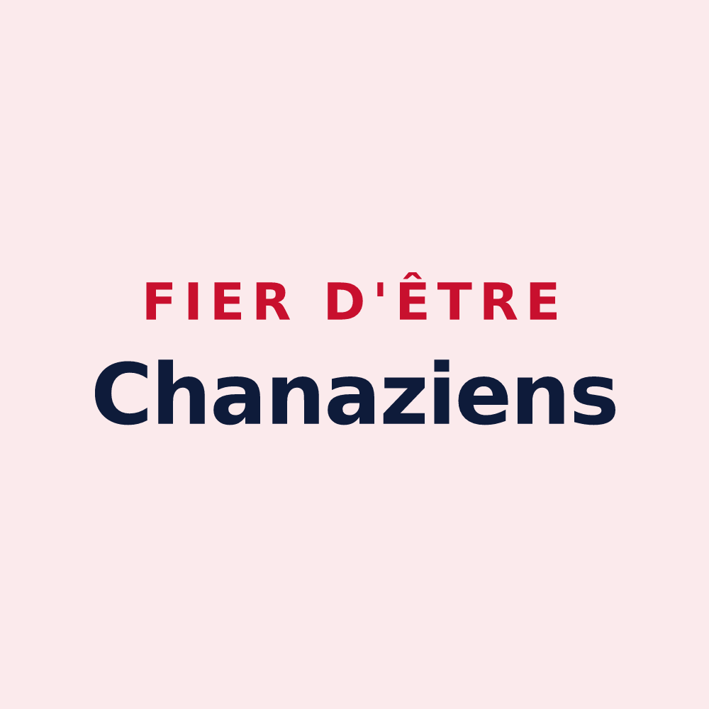 Magnet « Fier d'être Chanaziens » — design pour Chanaz