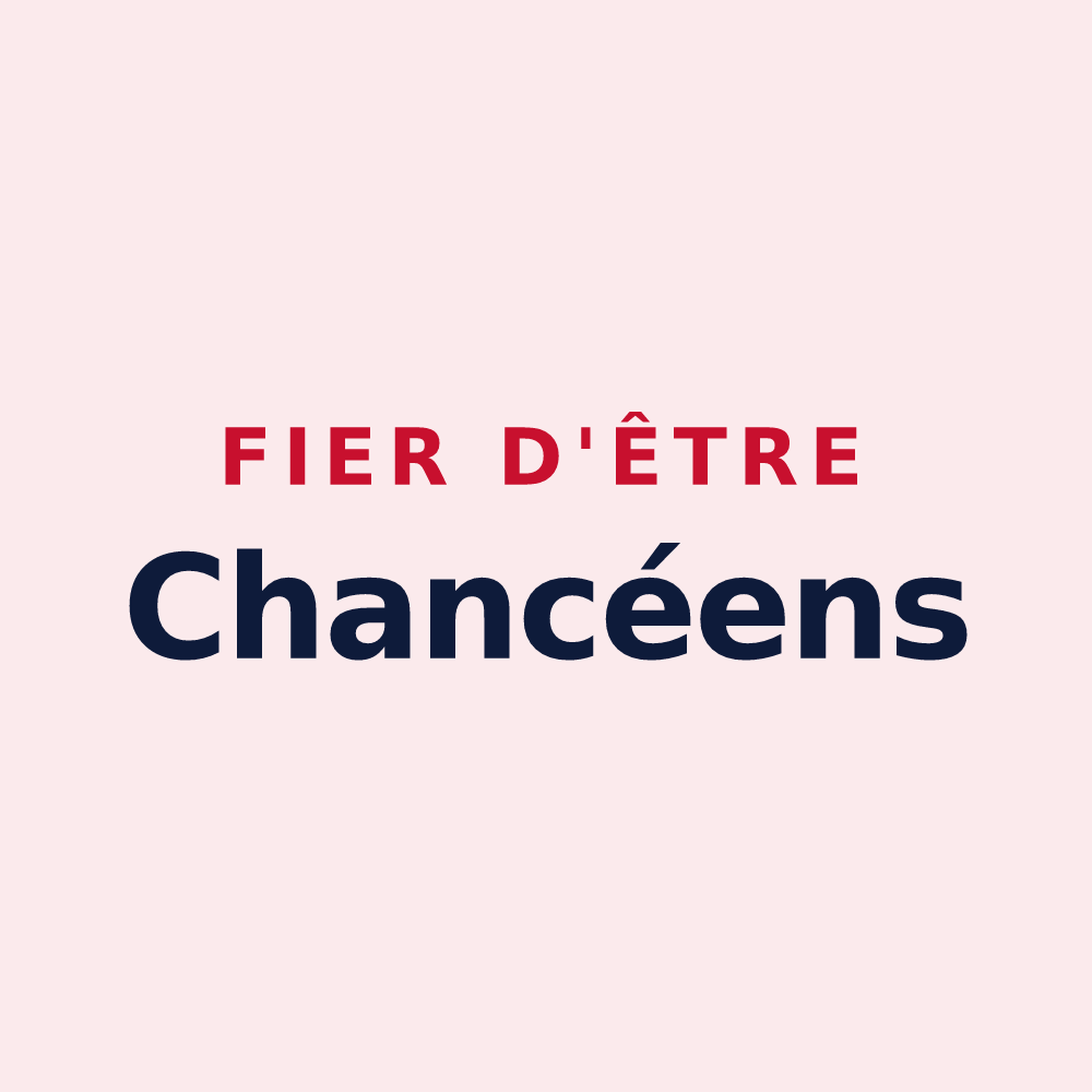 Magnet « Fier d'être Chancéens » — design pour Chançay