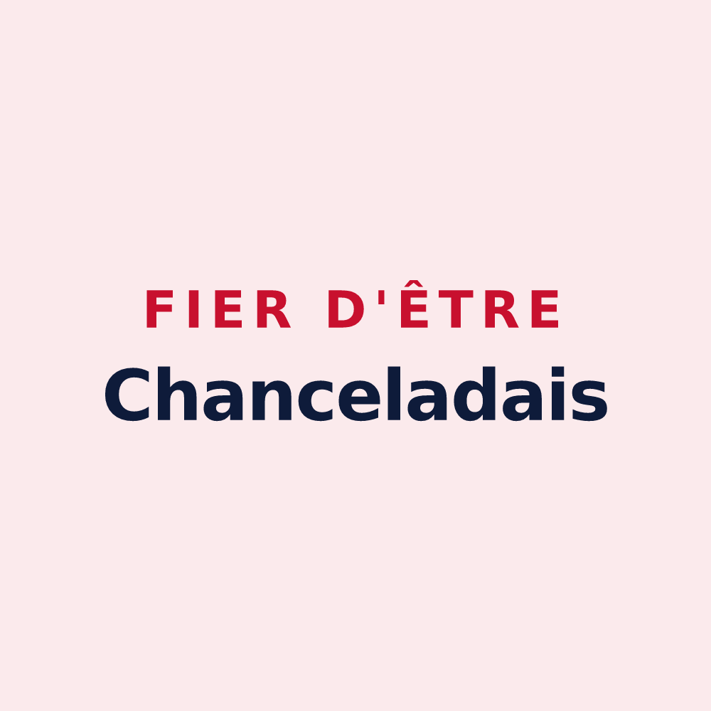 Magnet « Fier d'être Chanceladais » — design pour Chancelade