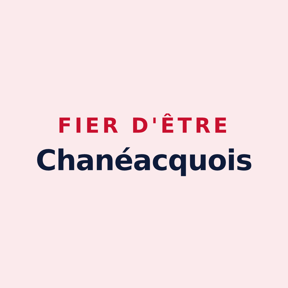 Magnet « Fier d'être Chanéacquois » — design pour Chanéac
