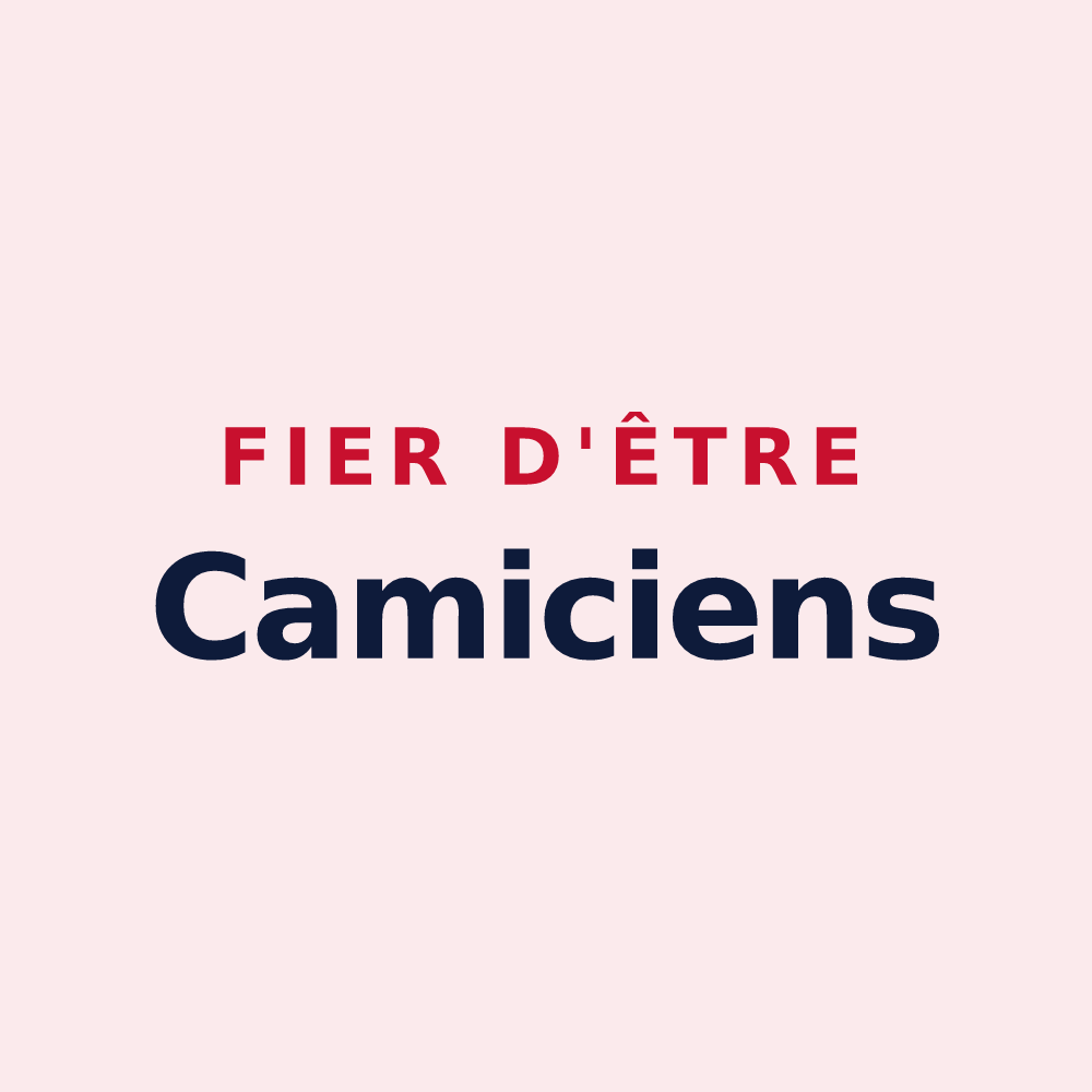 Magnet « Fier d'être Camiciens » — design pour Changy