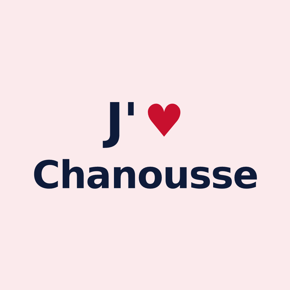 Magnet personnalisé Chanousse — design J'aime Chanousse