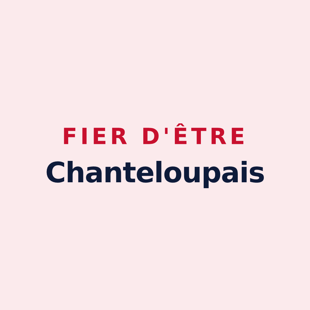 Magnet « Fier d'être Chanteloupais » — design pour Chanteloup