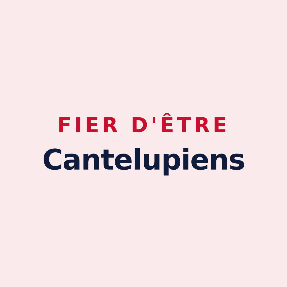 Magnet « Fier d'être Cantelupiens » — design pour Chanteloup-les-Bois