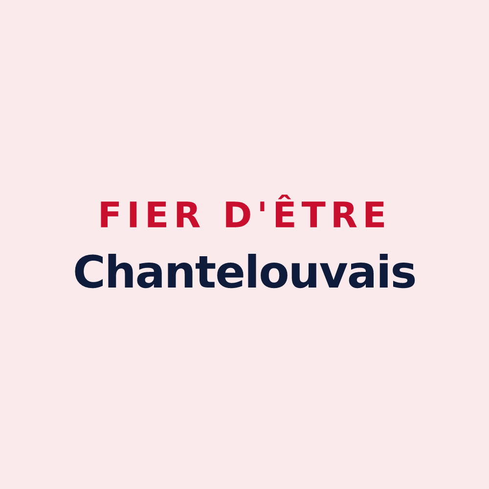 Magnet « Fier d'être Chantelouvais » — design pour Chanteloup-les-Vignes