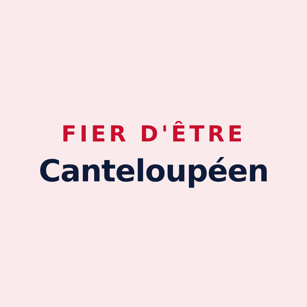 Magnet « Fier d'être Canteloupéen » — design pour Chanteloup