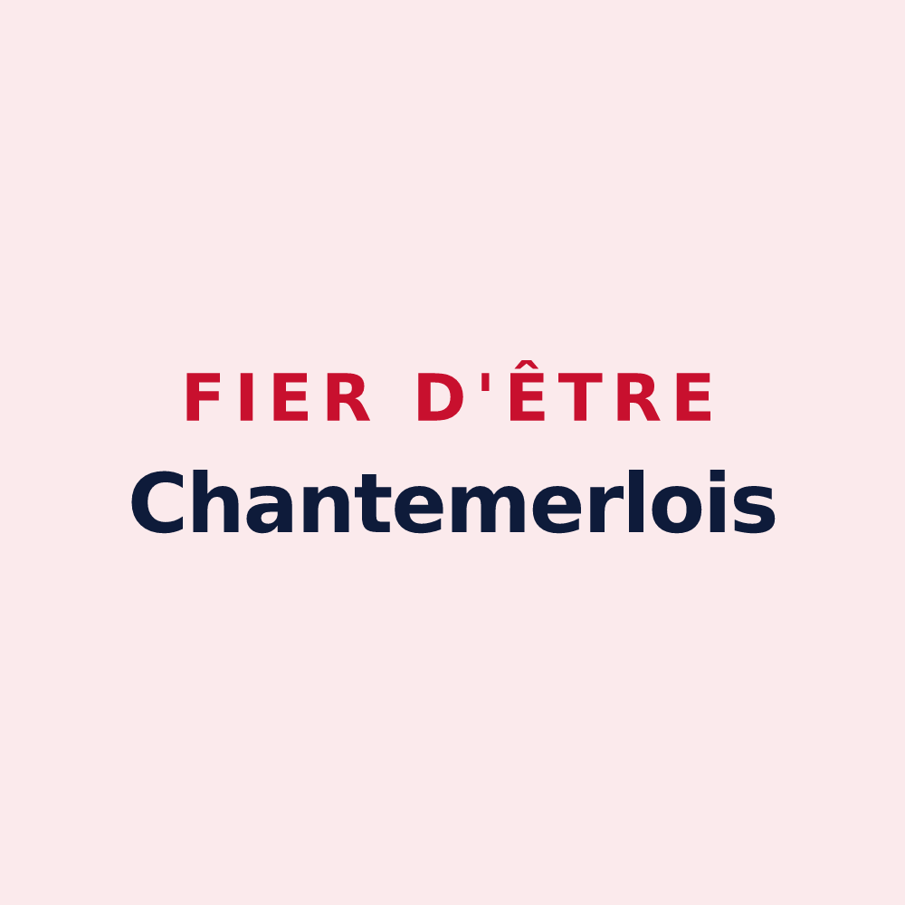 Magnet « Fier d'être Chantemerlois » — design pour Chantemerle-les-Blés