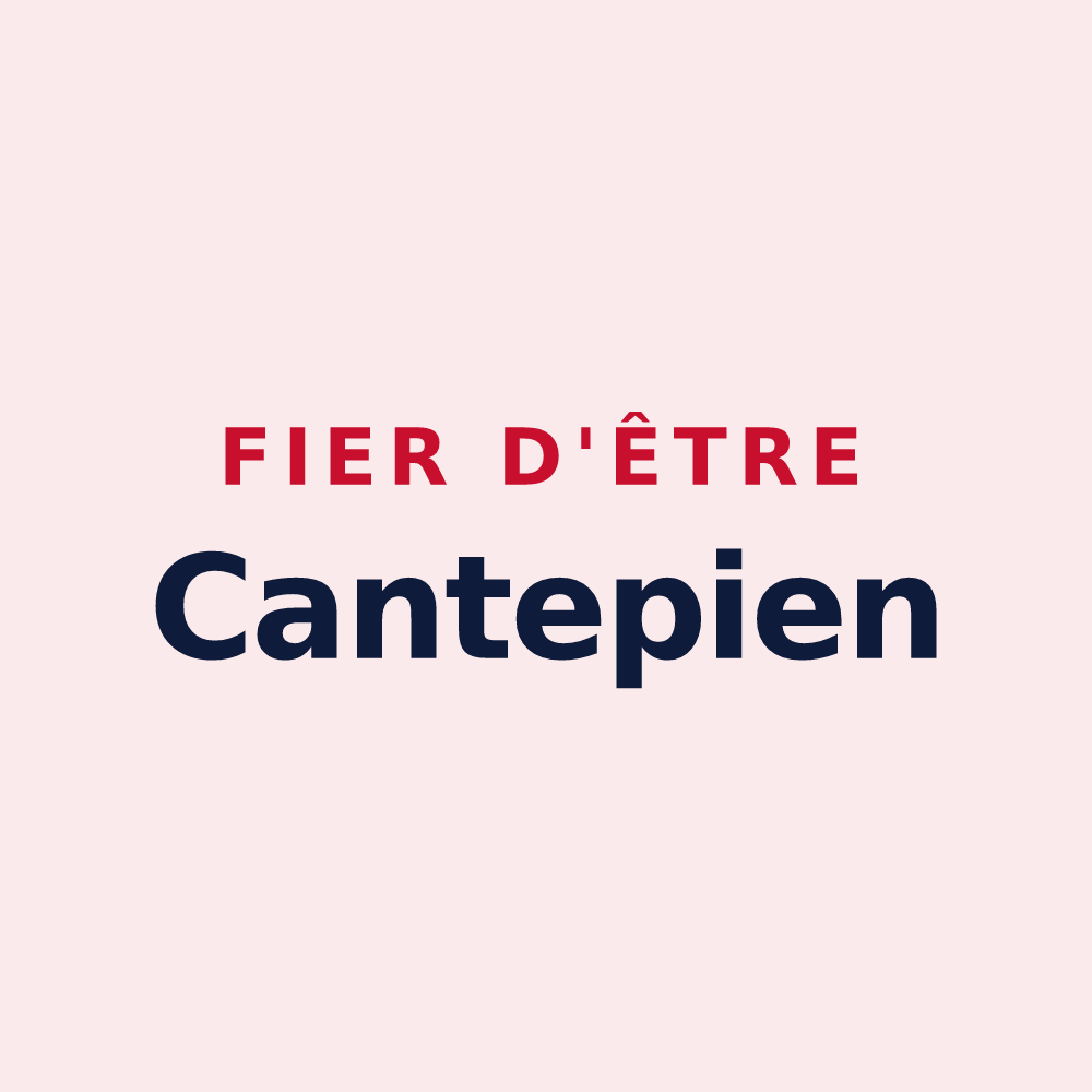 Magnet « Fier d'être Cantepien » — design pour Chantepie