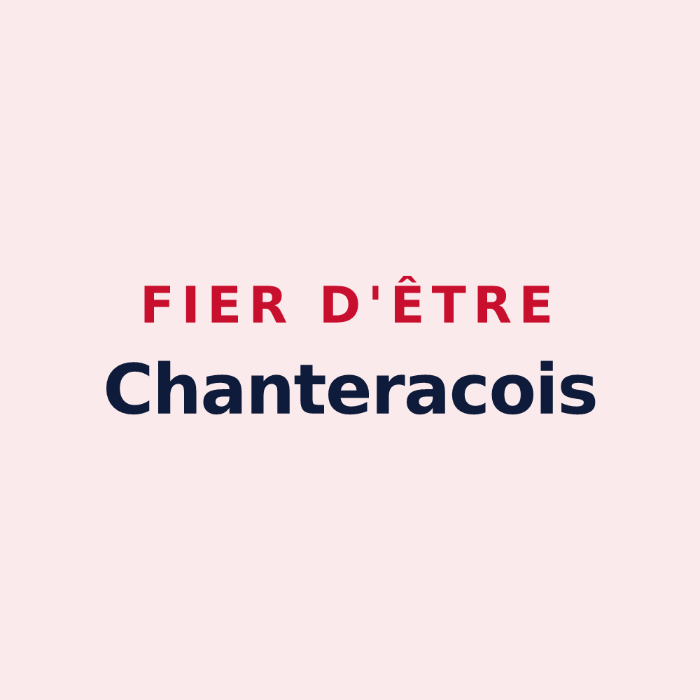 Magnet « Fier d'être Chanteracois » — design pour Chantérac