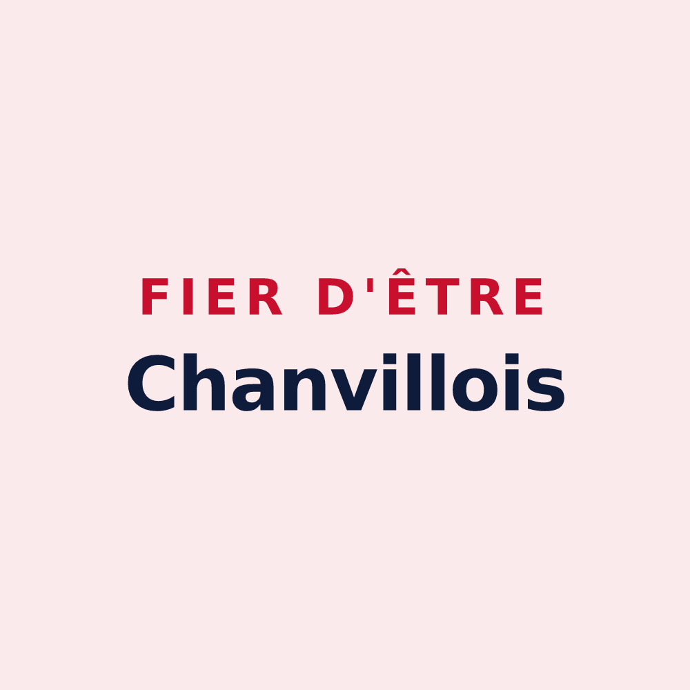 Magnet « Fier d'être Chanvillois » — design pour Chanville
