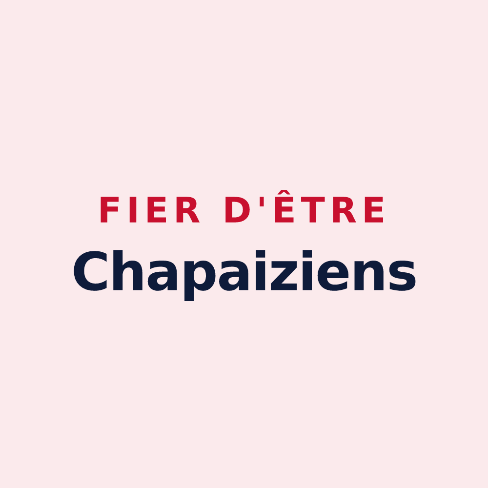 Magnet « Fier d'être Chapaiziens » — design pour Chapaize